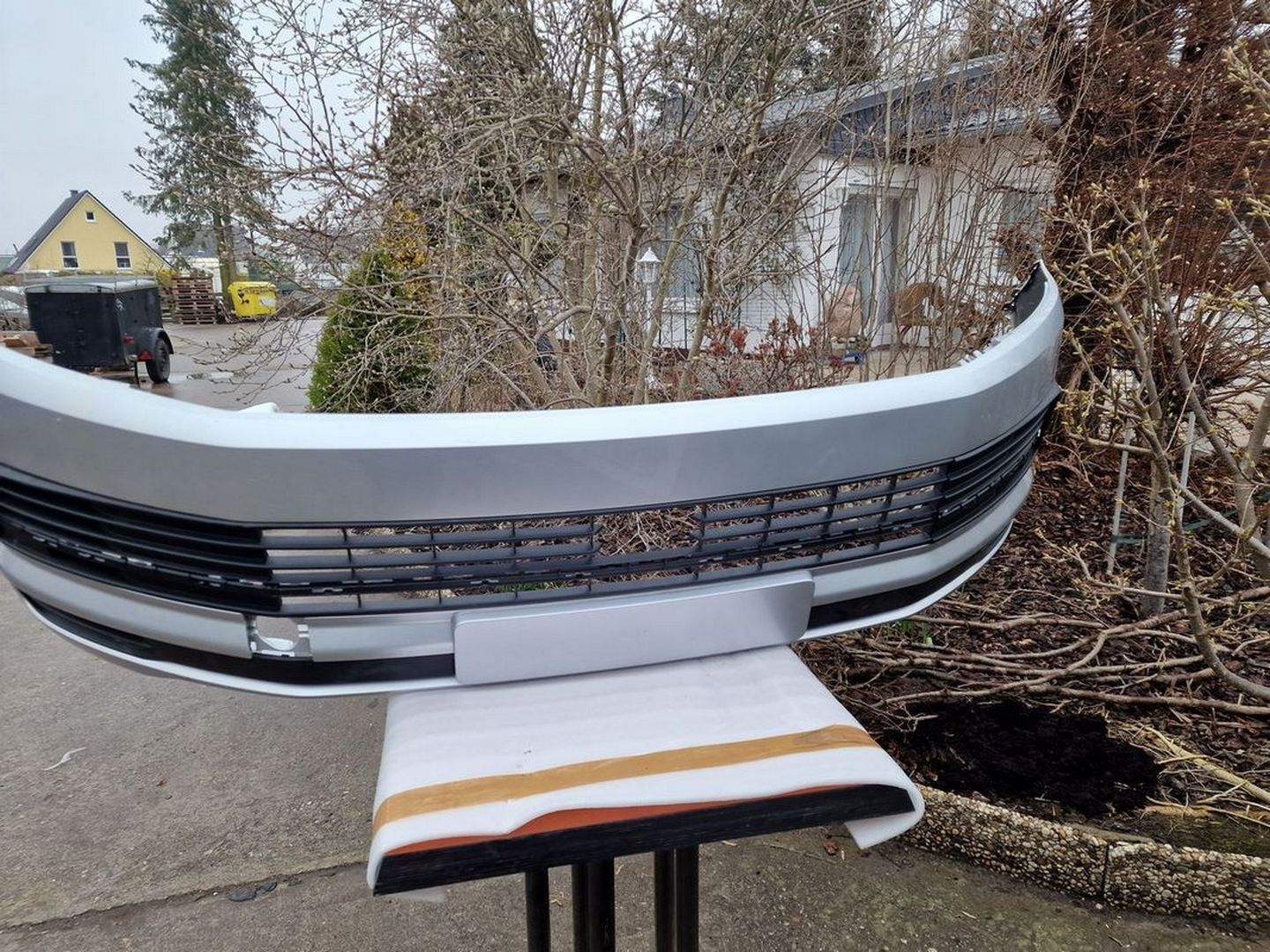 VW T6 Stoßstange Vorne LA7W Reflexsilber