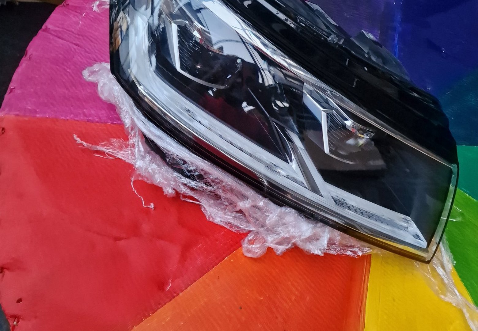 Foto von VW T6.1 Scheinwerfer LED Xenon 7L1941036A 7L1941035A Frontscheinwerfer Set Satz für VW Bus Ersatzteil