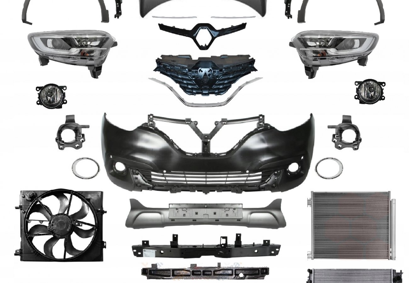 Renault Kadjar 2015-2018 Front Komplettset