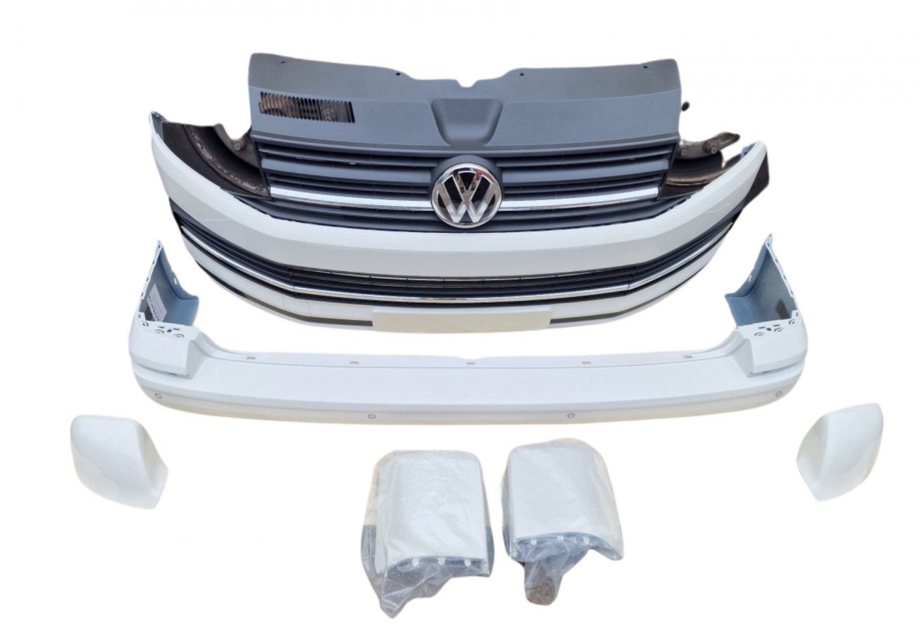 VW T6 Front- und Heckstoßstange – Original Stoßfänger Set für Transporter, Multivan, Caravelle