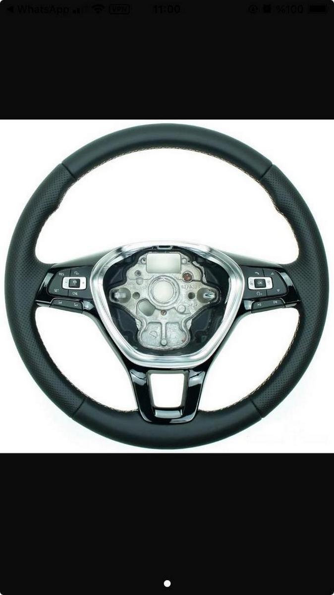 Foto von VW T6 MFL Multifunktion Lederlenkrad komplett  für VW Bus Ersatzteil