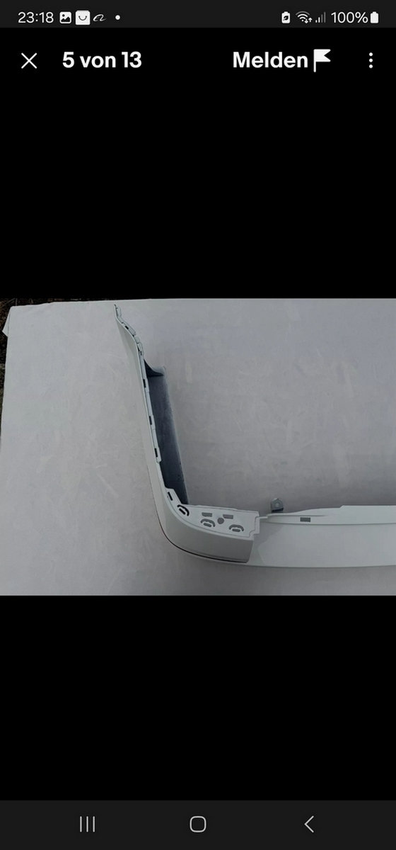 Foto von Vw Bus T6 T6.1 Stoßstange Stoßfänger hinten LB9A Candyweiß Parksensor  für VW Bus Ersatzteil