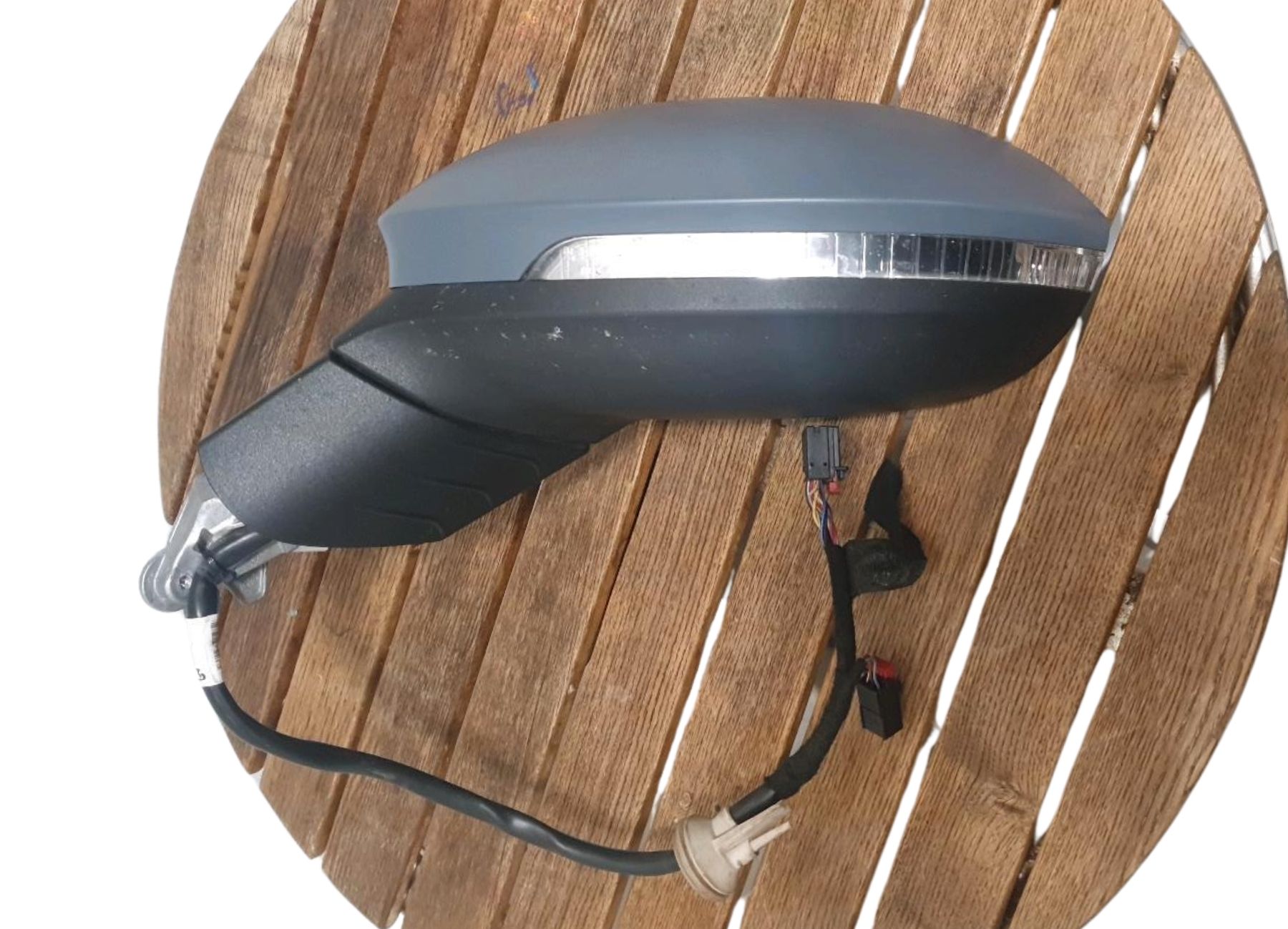 VW Golf 8 Außenspiegel Links – Elektrisch klappbar, 13+3 Pin, Spurhalteassistent – Original Teil