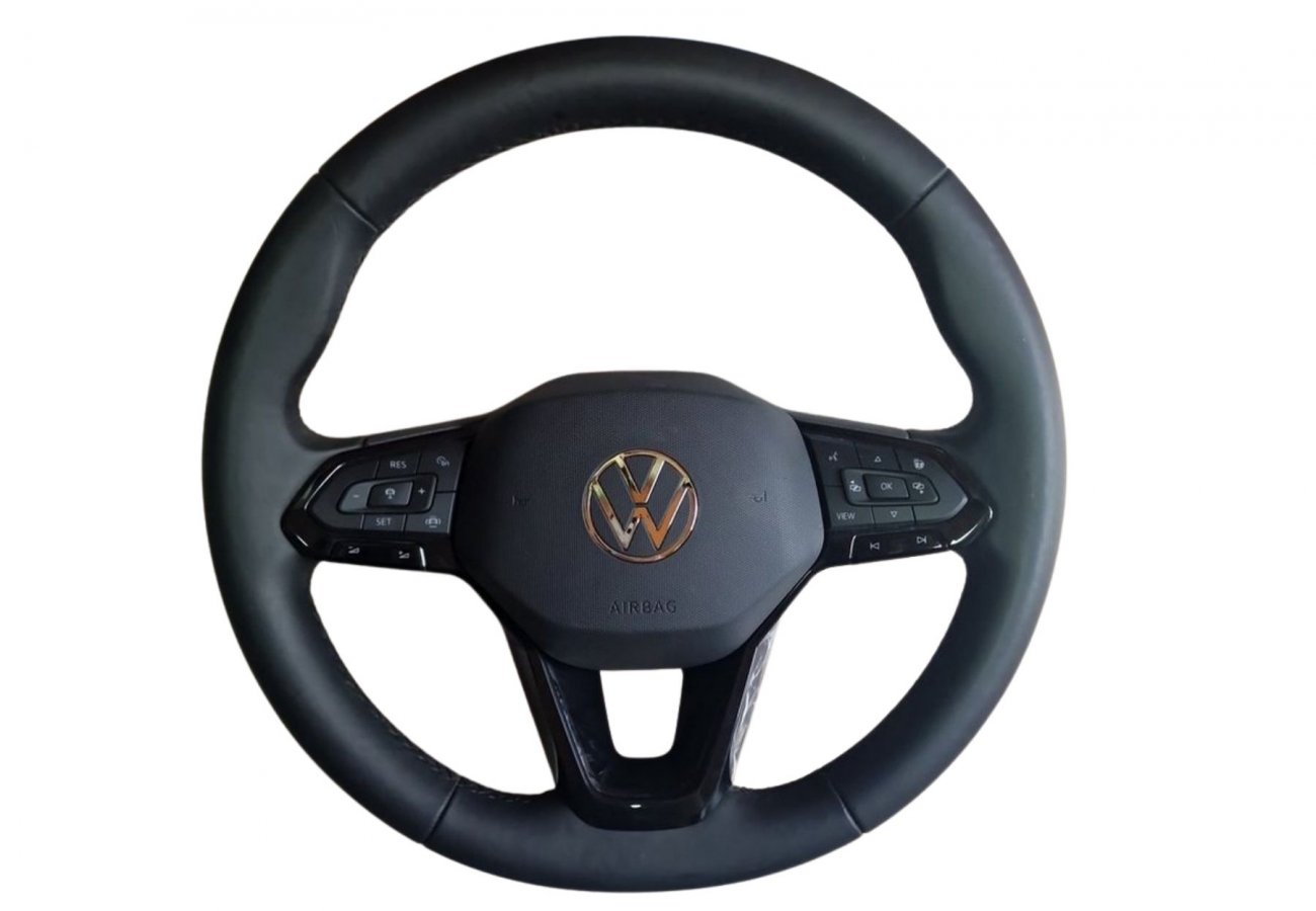 Foto von VW T6.1 MFL Multifunktion Leder Lenkrad komplett mit Airbag  für VW Bus Ersatzteil